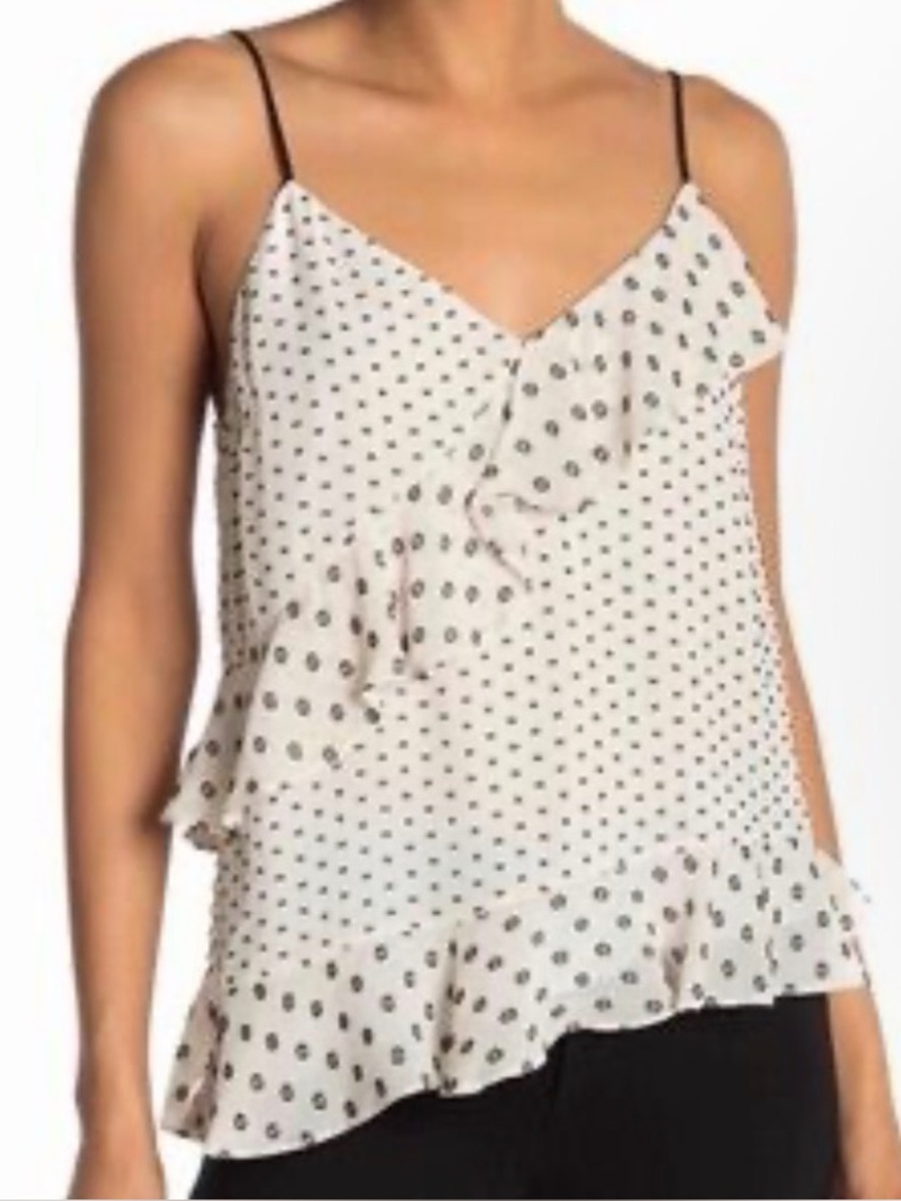 Diane Von Furstenberg polka dot cami top